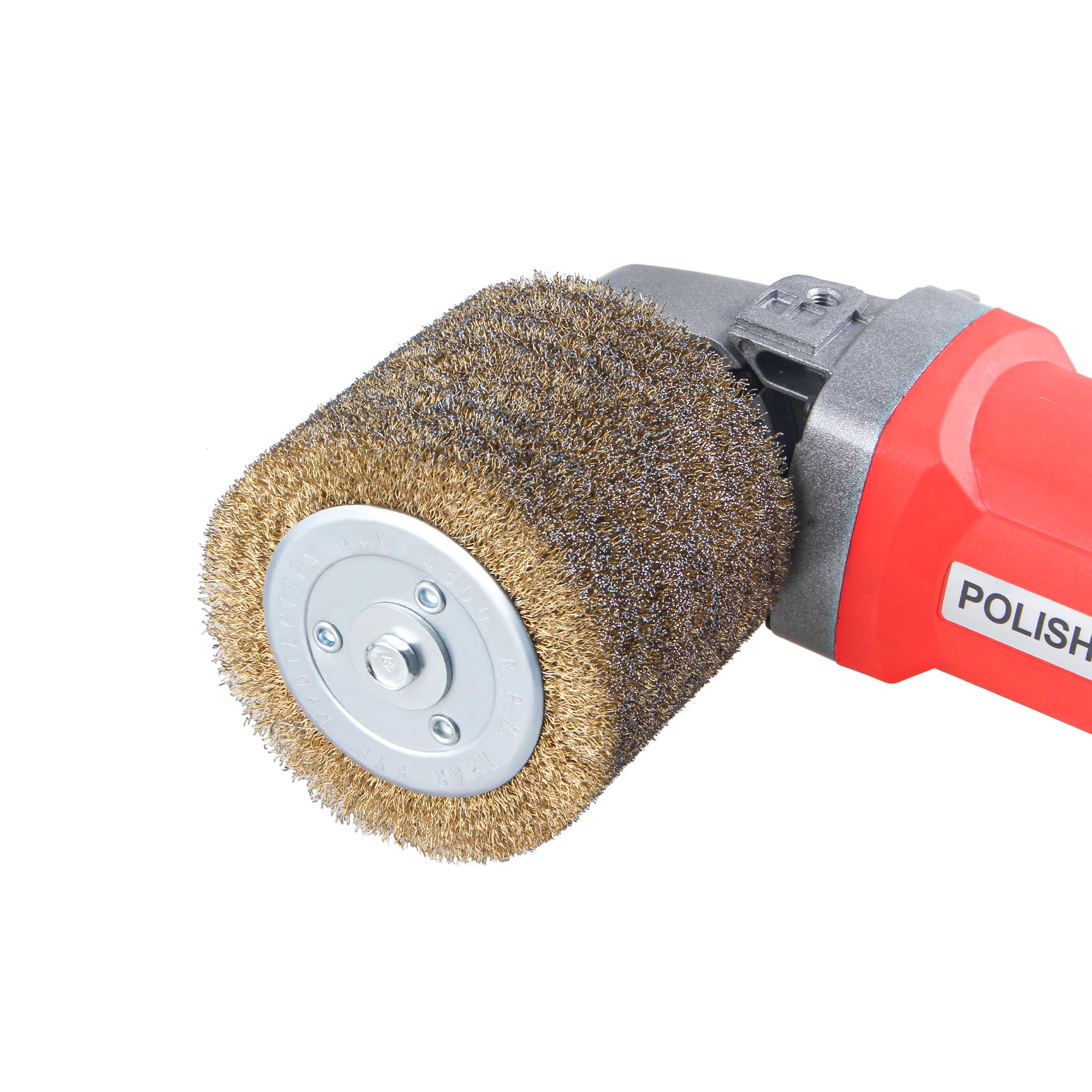 Hitefu 150x25mm Non-Woven Abrasive Flap Wire Drawing Polishing Burnishing Wheels, Drum Surface Conditioning Tool For Smooth And Mirror-Like Finish On