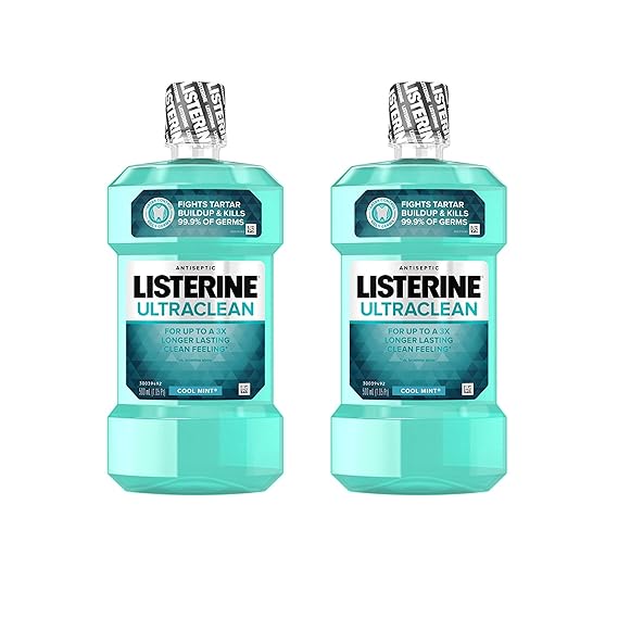 Listerine Ultraclean Oral Care Antiseptic Mouthwash to