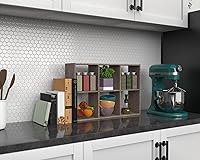 Vista 8 de ClosetMaid Mini 6-Cube Desktop or Wall Mount Organizer, Weathered Teak