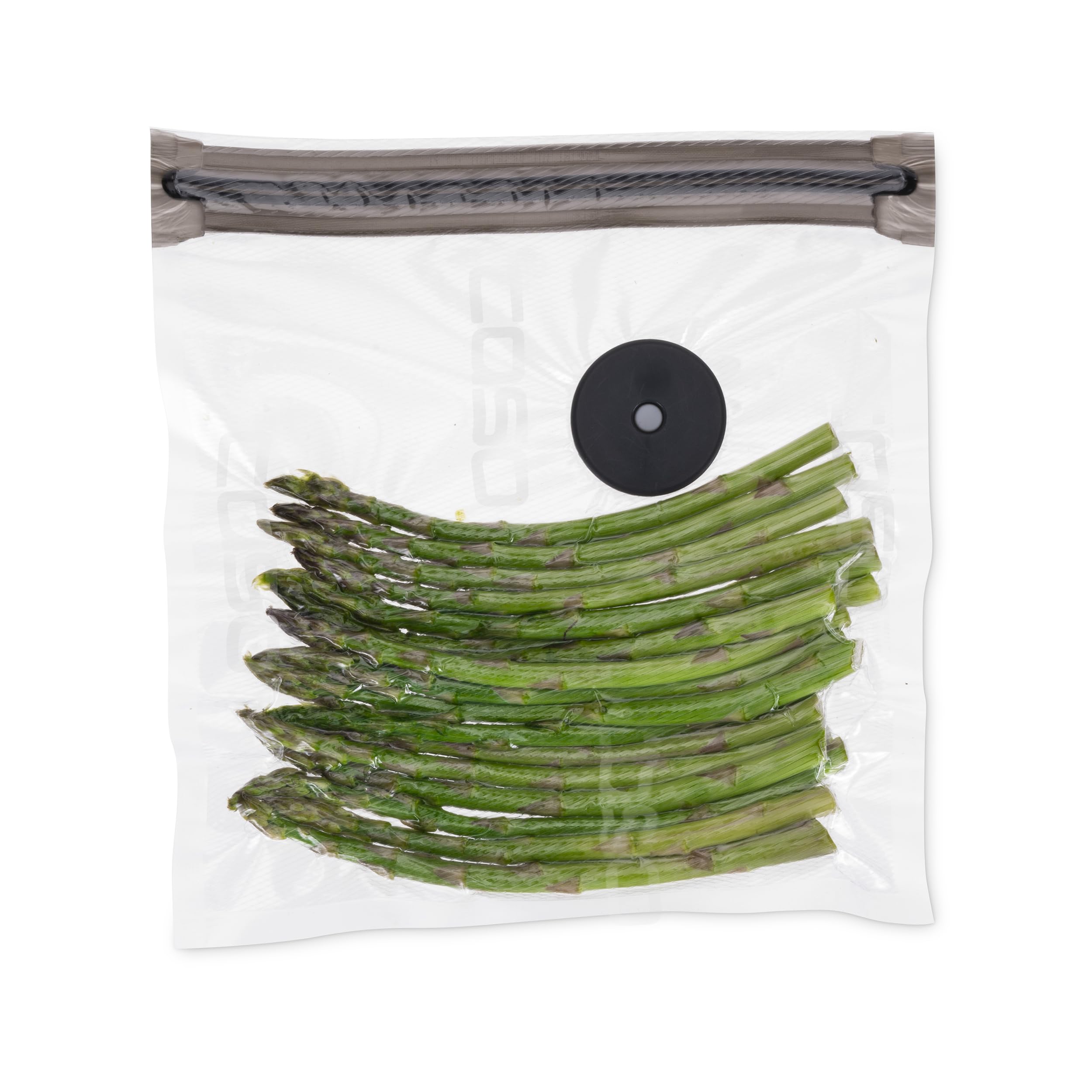 CASO Vacu zestaw toreb foliowych z zamkiem błyskawicznym – 20 torebek foliowych w 3 różnych rozmiarach, wyjątkowo mocnych i odpornych na rozerwanie (150 μm), wielokrotnego użytku, SousVide, w zestawie