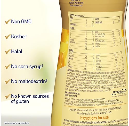 Miniatura 6 de Enfamil NeuroPro - Fórmula para bebés lista para usar lista para alimentar apoyo cerebral e inmunológico con DHA hierro y prebióticos sin OMG