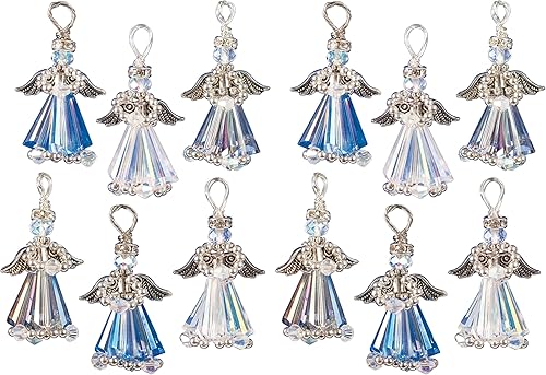 Miniatura 4 de Solid Oak Kit Bead Orn Crystal AngelSlvr