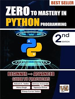 Zero To Mastery In Python Programming, Best Python Book For Beginners ...