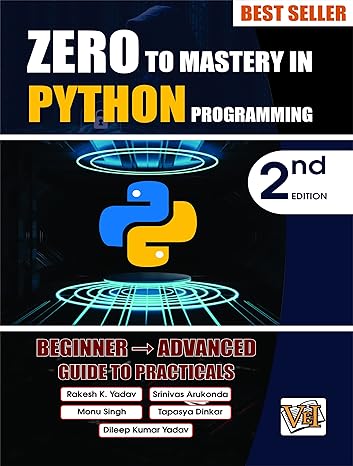 Zero To Mastery In Python Programming, Best Python Book For Beginners ...