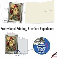 Vista 3 de The Best Card Company Paquete de 12 tarjetas de felicitación de Navidad con sobres, vacaciones de humor para hombres y mujeres