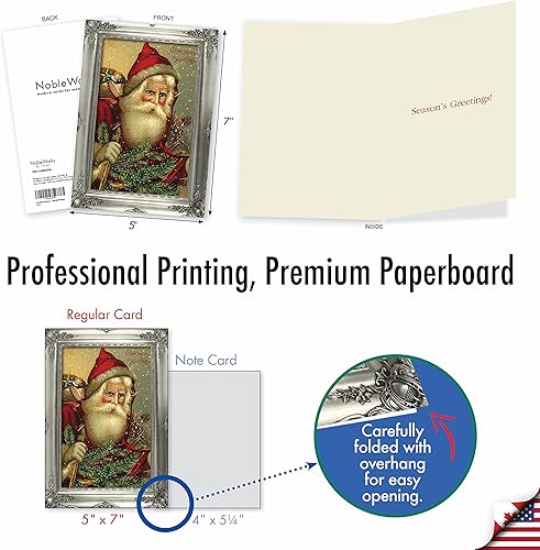 Miniatura 3 de The Best Card Company Paquete de 12 tarjetas de felicitación de Navidad con sobres, vacaciones de humor para hombres y mujeres (1 diseño, 12