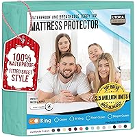 Utopia Bedding Coprimaterasso impermeabile king size in spugna di alta qualità