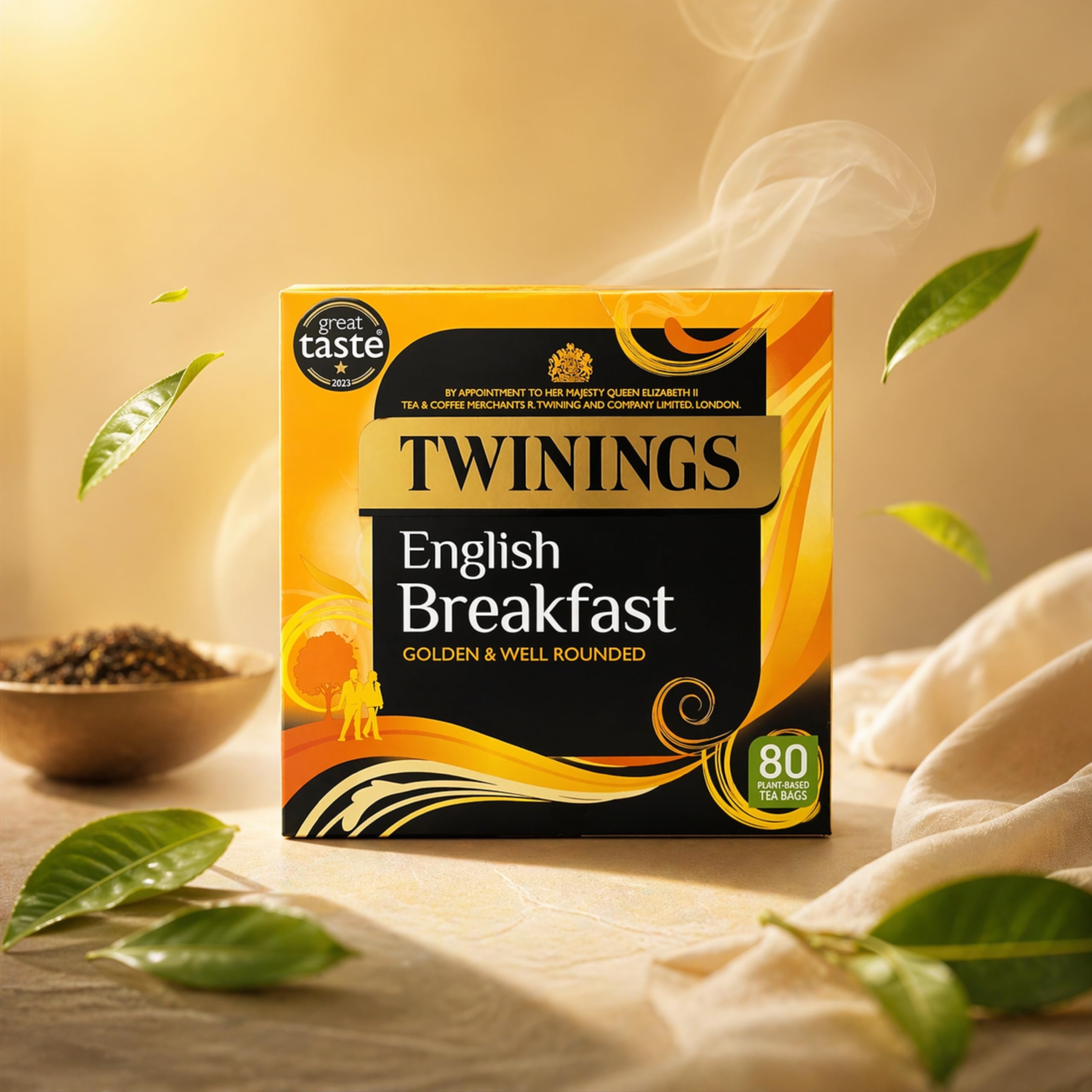 Amazon.com : Twinings English Breakfast 80 Teabags 200g (Pack of 4