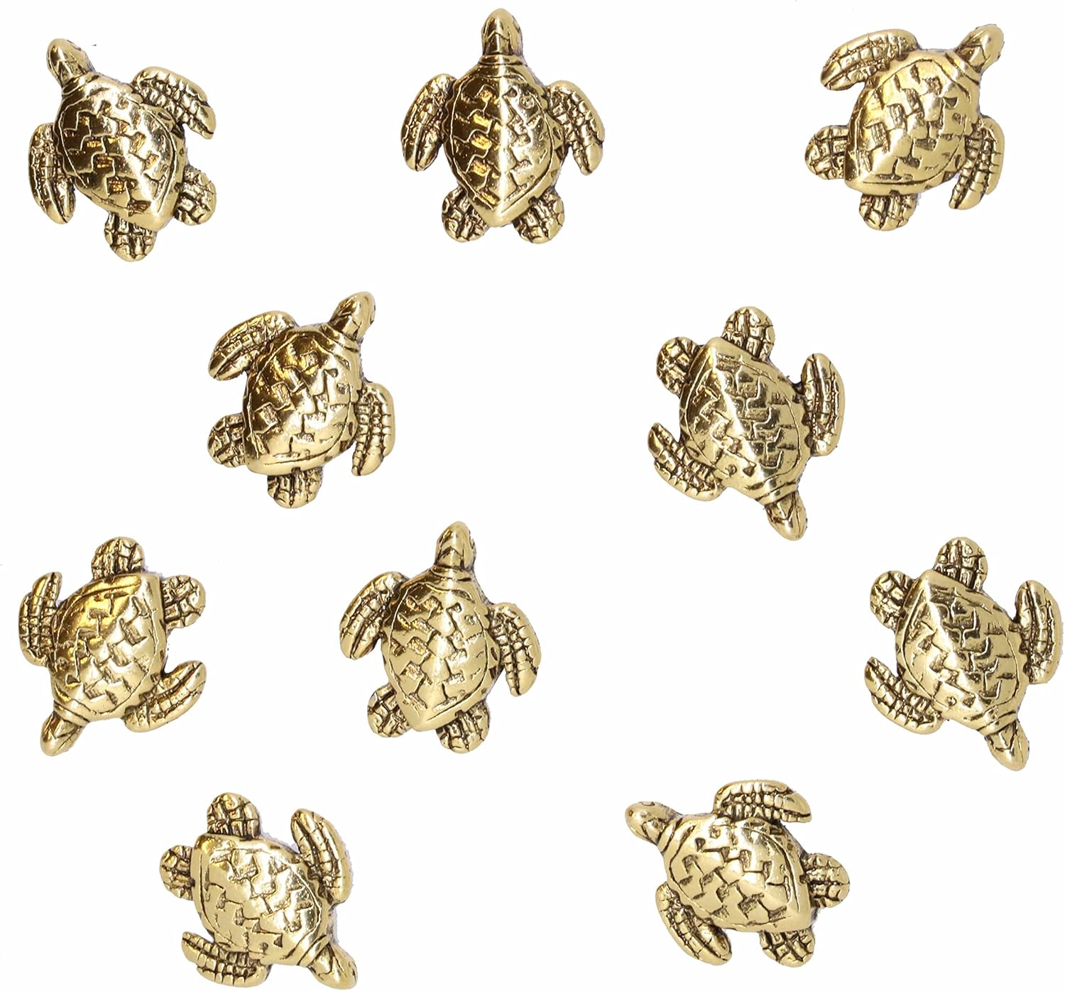 Sea Turtle Pushpins - Gold Finish