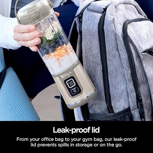 Miniatura 7 de Ninja BC155PS Blast - Licuadora portátil de dos unidades, inalámbrica, recipiente de 18 onzas, licuadora personal para batidos y licuados, sin BPA,