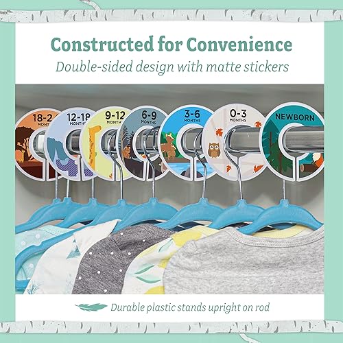 Miniatura 5 de Divisores para armario de bebé, con ganchos