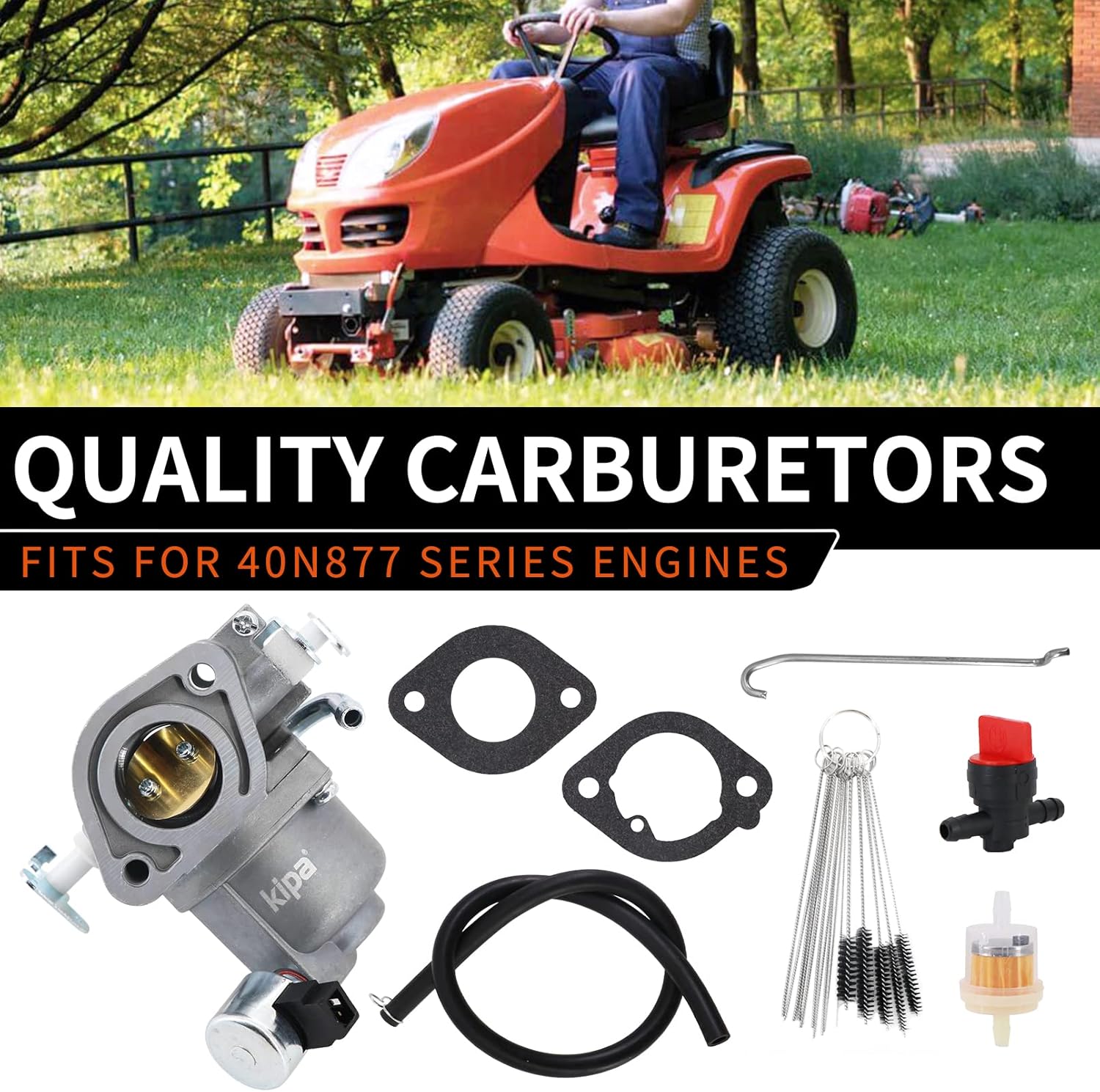KIPA Carburetor For 594207 Intek 40N777 Series Engine LawnMower with Gasket Kit