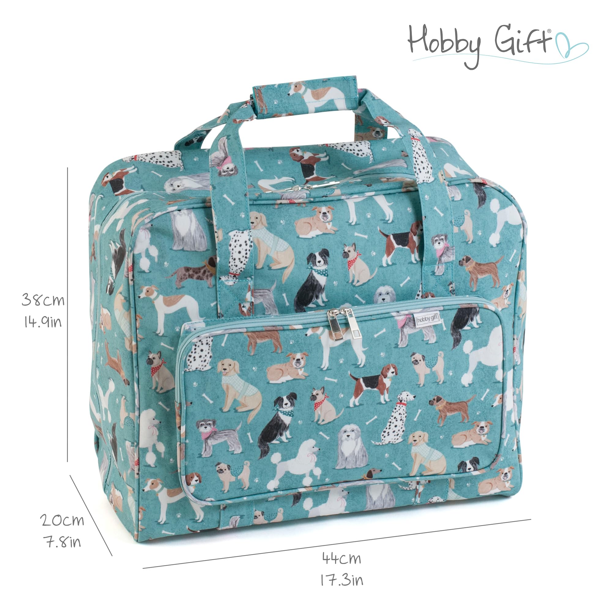 Hobby Gift Maszyna do szycia podróżna torba do przechowywania, psy