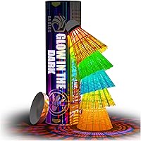 EAGLES LED Glow in the Dark Badminton Shuttlecocks - 5 Pack Nylon Light Up Birdies for Night Outdoor Fun