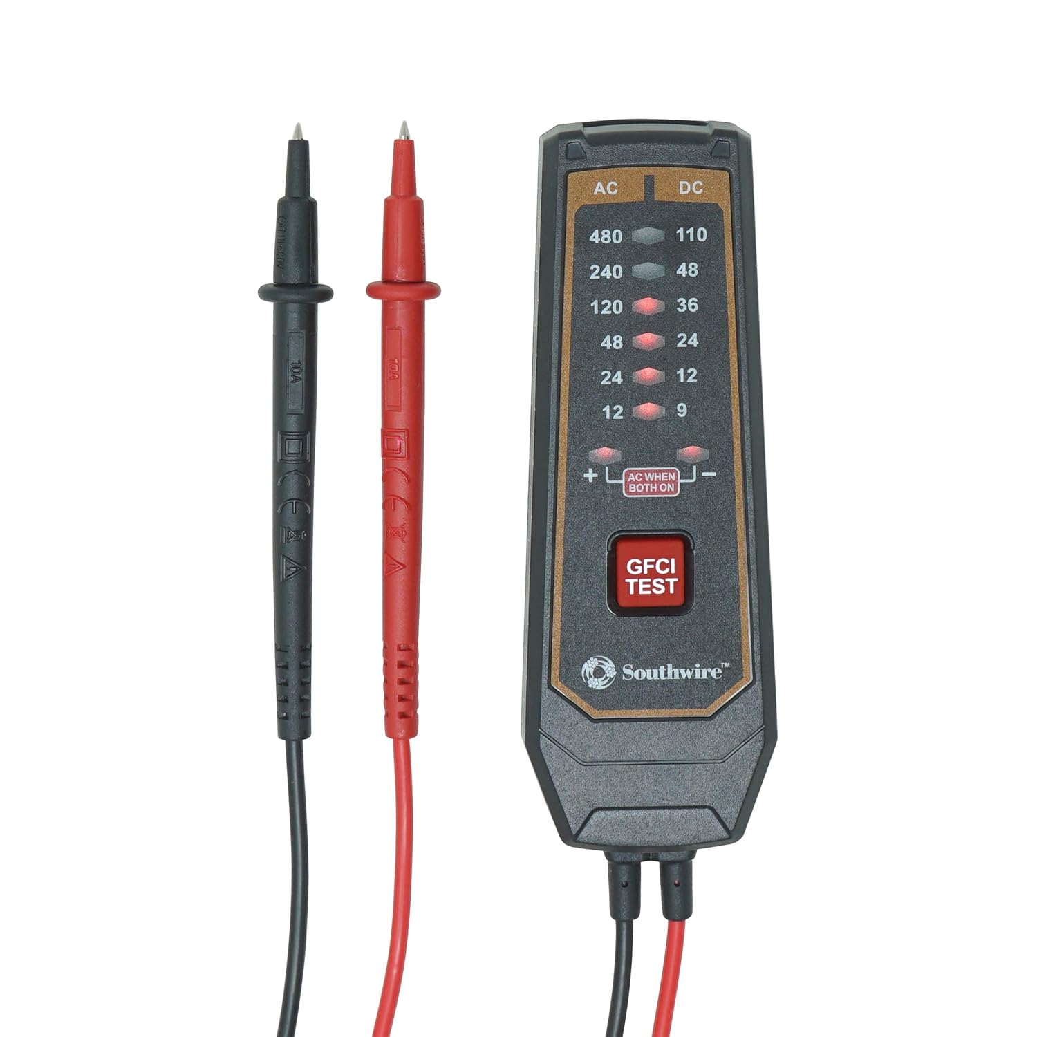 Southwire - 65111940 41151S Compact Voltage & GFCI Tester