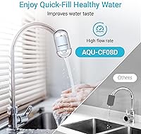 Vista 6 de [Alcalina] Paquete de 3 filtros de repuesto para grifo PUR Plus, repuesto de filtro de agua PUR, reemplazo del filtro Pur RF-9999, vida útil larga