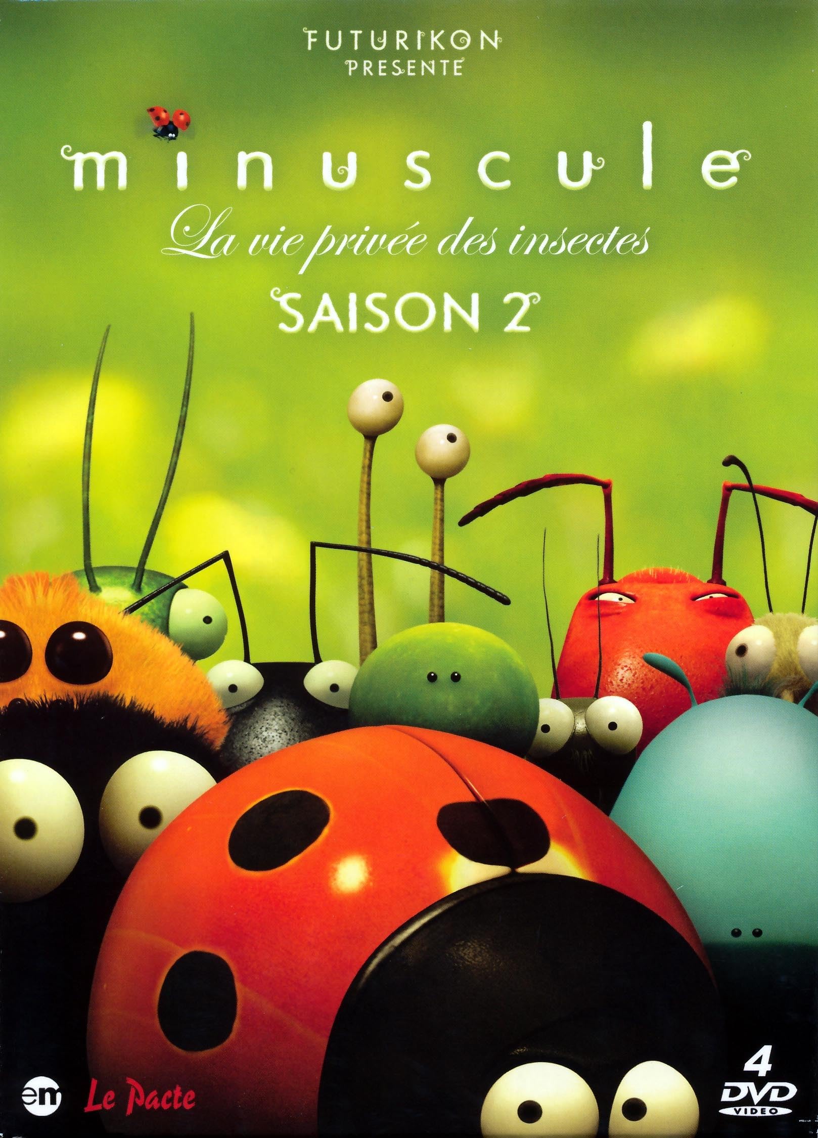 Minuscule : la vie privée des insectes - Saison 2, Coffret 4 DVD [DVD]