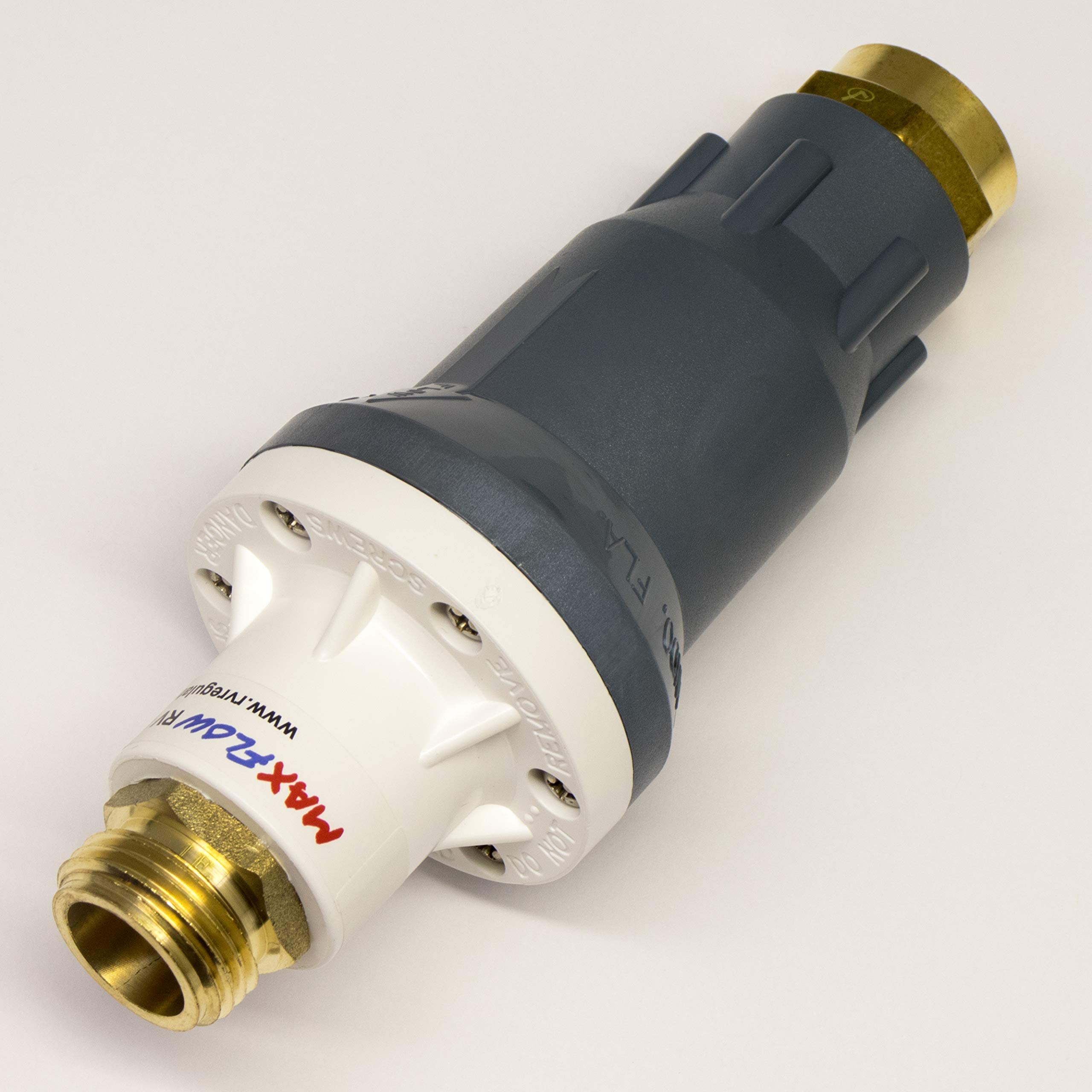Max Flow RV - Regolatore di pressione dell'acqua - Pressione dell'acqua sicura senza limitare la portata di flusso.