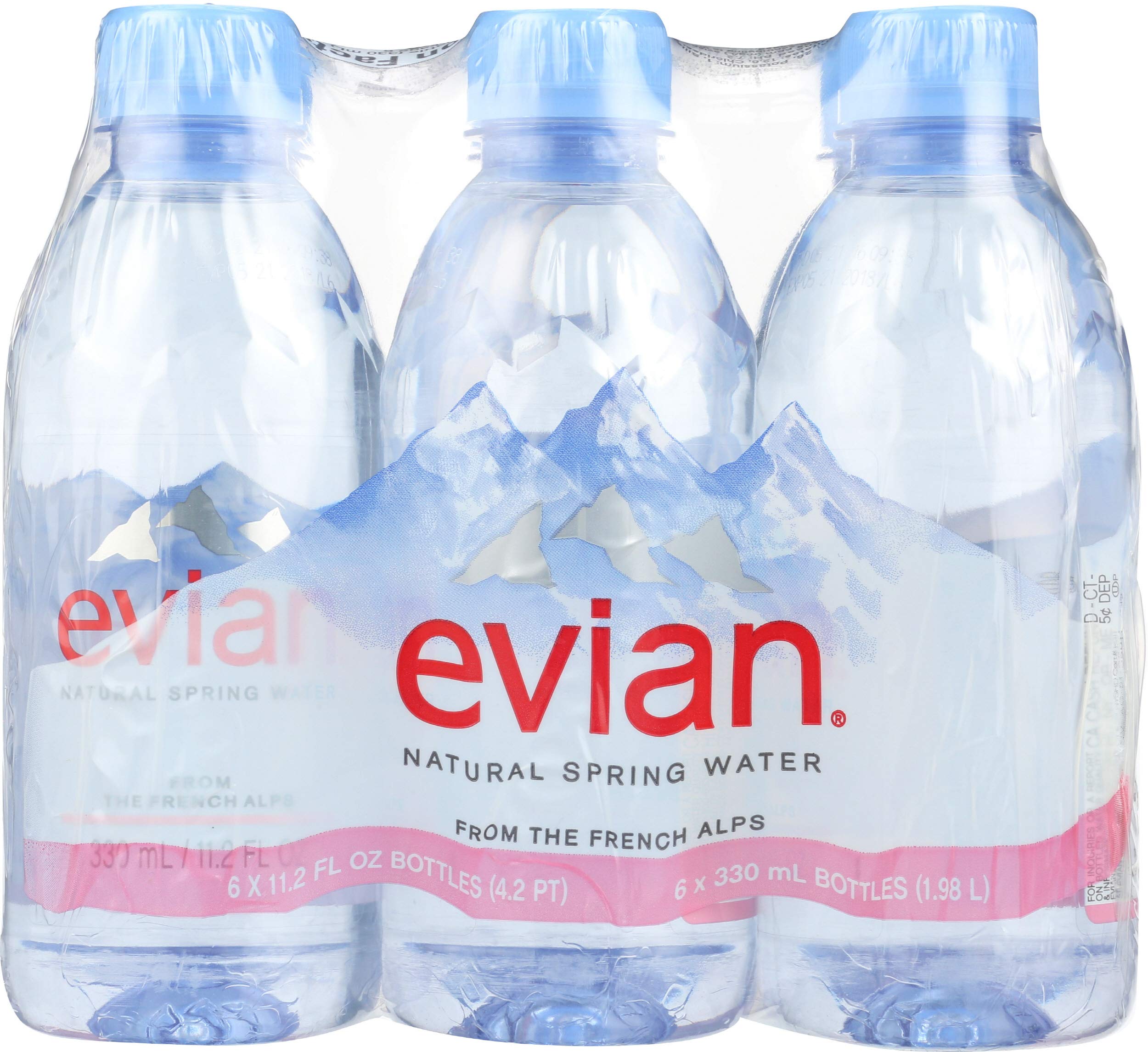 Evian, Water, 6 ct, 11.2 oz each (Pack of 4)