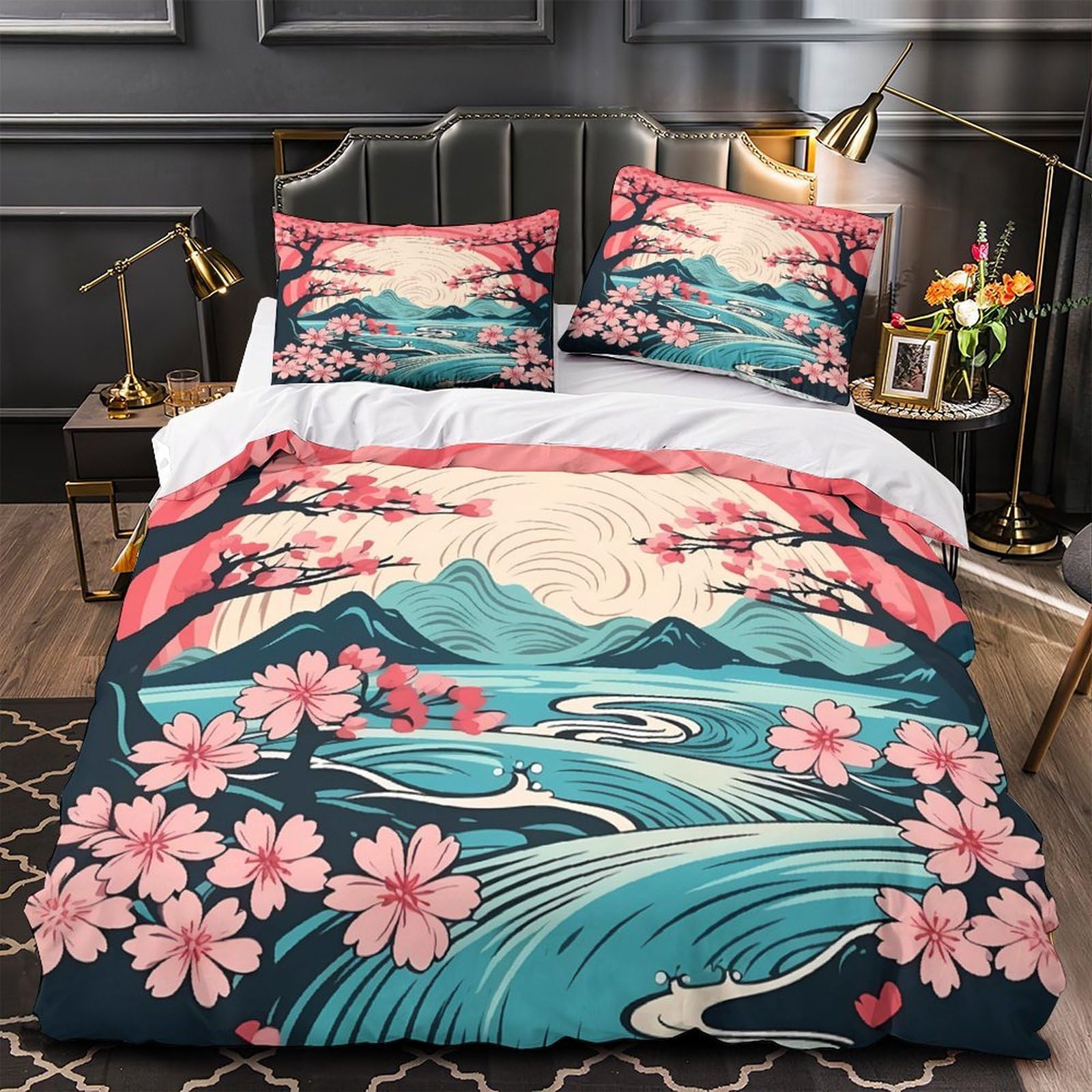 Parure de lit camouflage 200x200 cm avec housse de couette militaire en microfibre