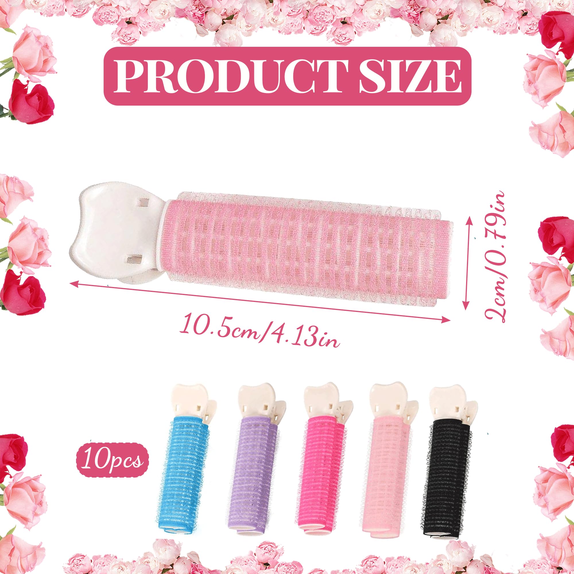 10 Pcs Volume Root Hair Clips Portable Multi Purpose DIY Stylish Curls for Women Girls - Home Travel Salon - Image 2