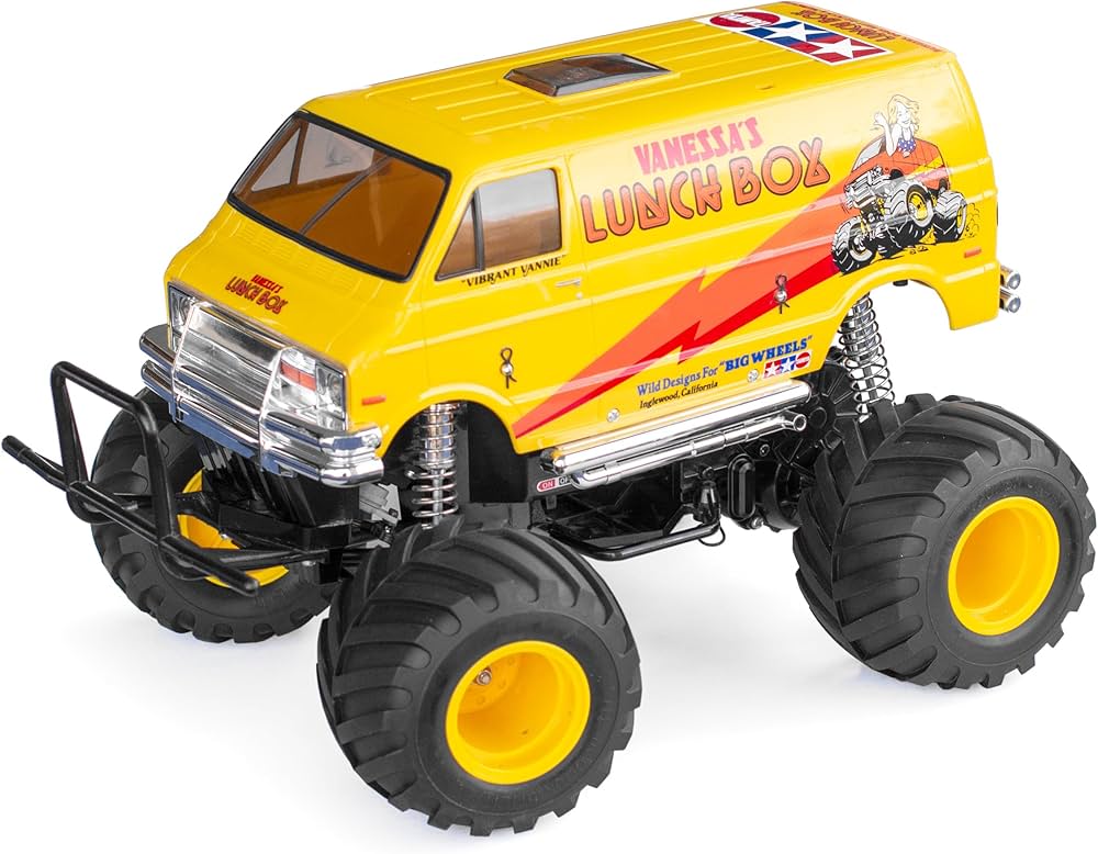 TAMIYA America, Inc 1/12 Lunch Box 2WD Monster Truck Kit, TAM58347