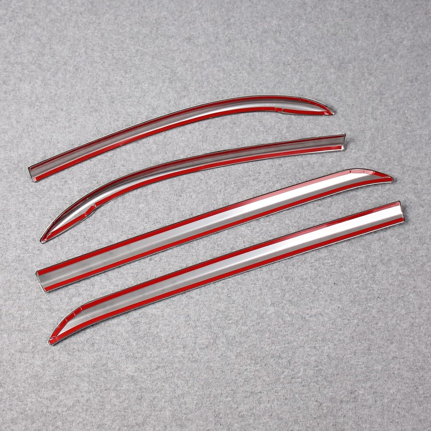 Beautost Fit for Toyota Highlander 2020 2021 2022 2023 2024 2025 2026 Front+Rear Bumper Corner Protection Cover Trims Stainless Steel