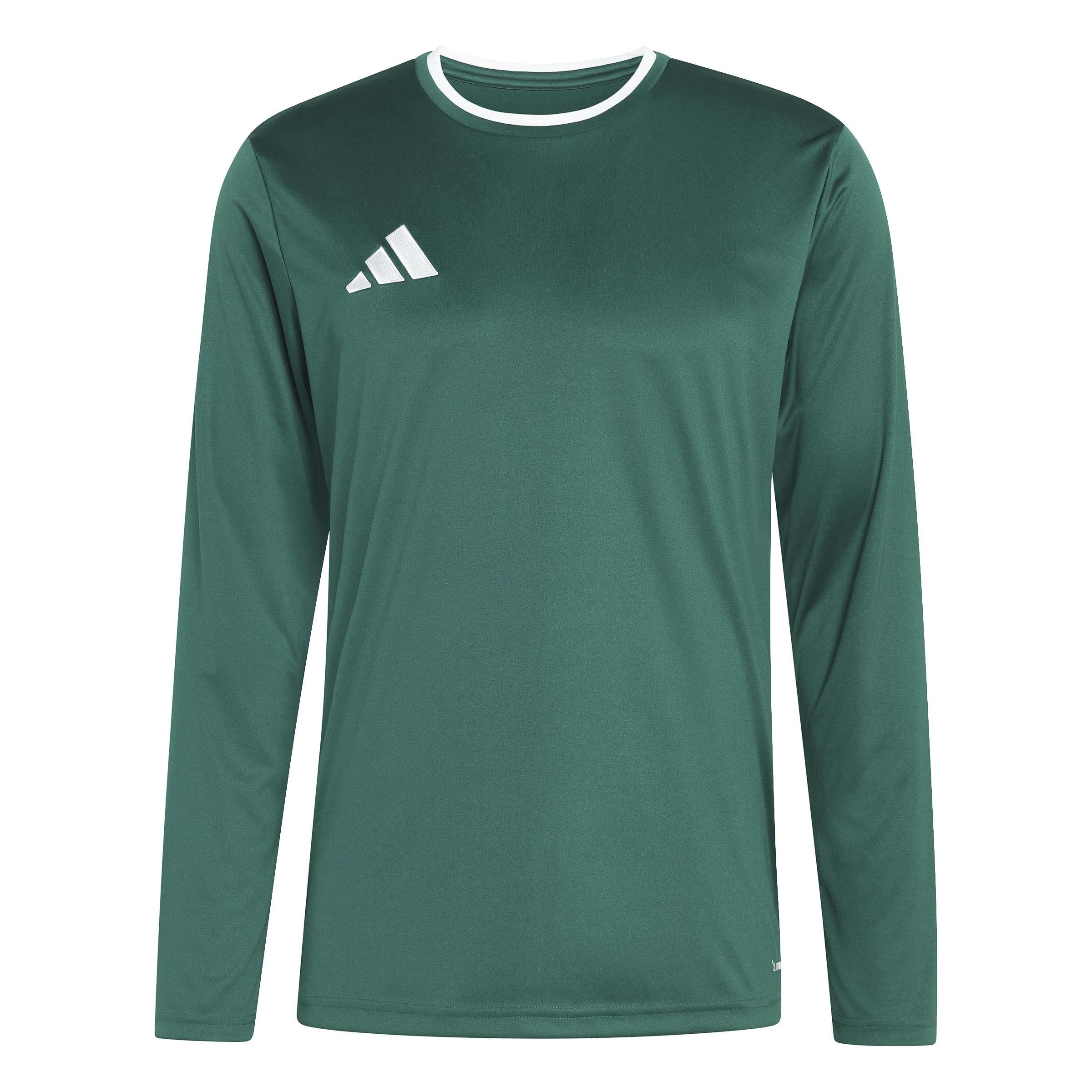 adidas Herren Entrada26 Long Sleeve Jersey Shirt, Team Dark Green/White, M