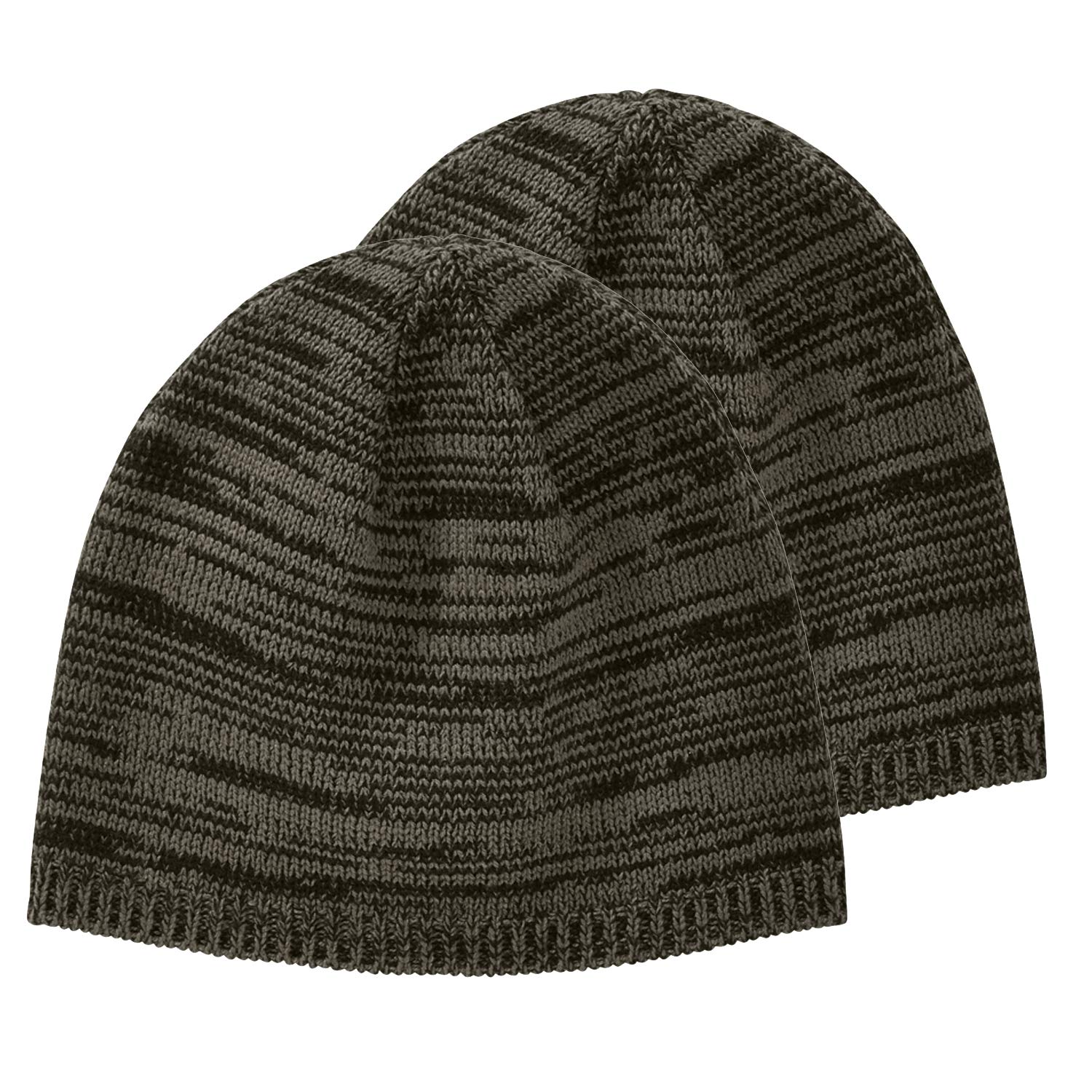 Marky G Apparel Two-Tone Marled Beanie (2 Pack)