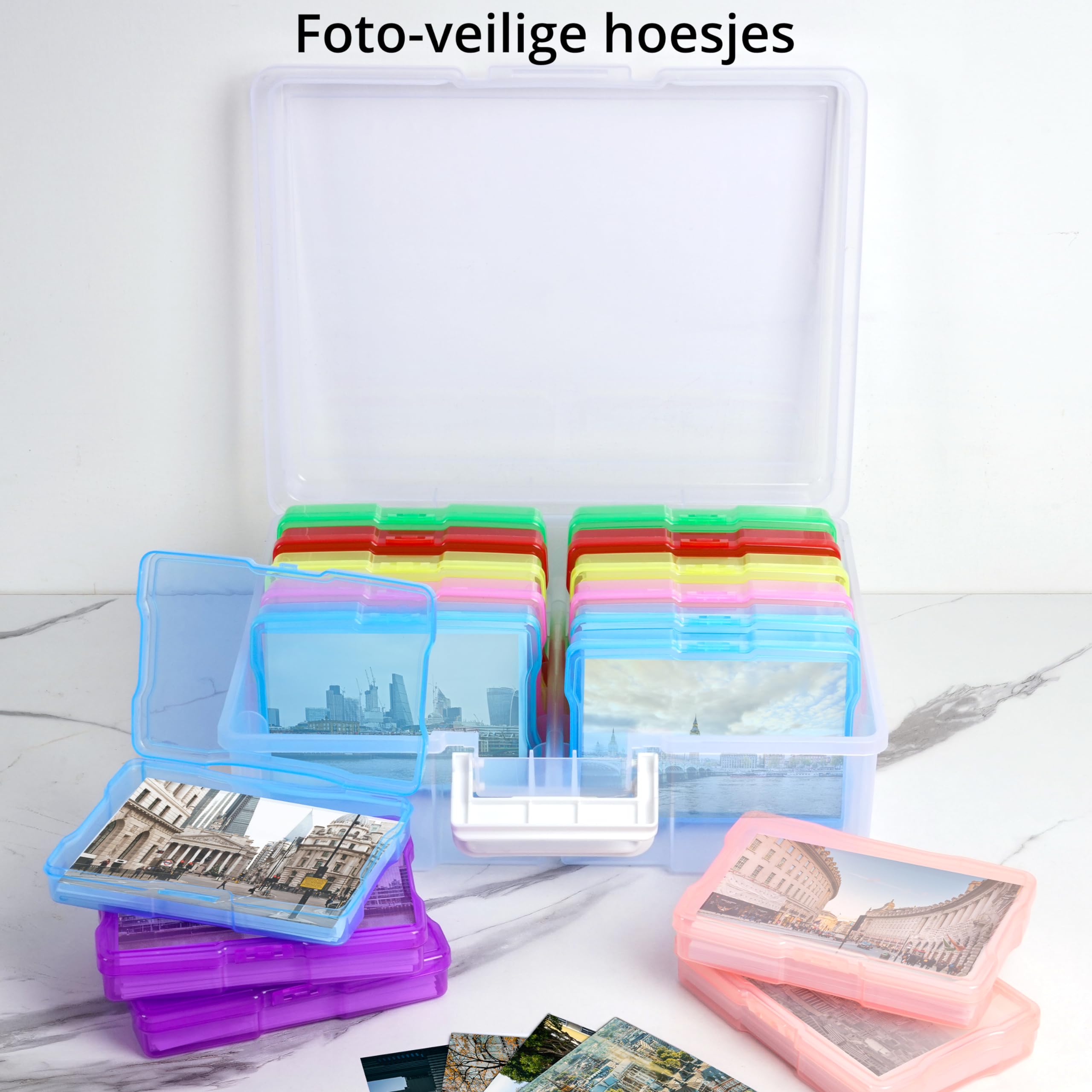 Winter Shore Plastic Grote Capaciteit Poloden Dozen (4 Pak) - Harde Winter Shore Plastic Grote Capaciteit Poloden Dozen (4 Pak) - Harde