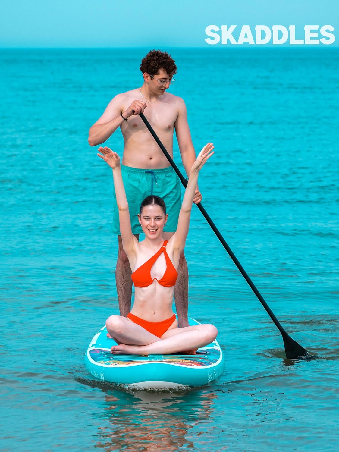 10’6’’ Inflatable Stand Up Paddle Board (SUP) for Adults and Youth with Non-Slip Deck – Complete Accessories Kit, for Fishing, Yoga, Fitness & Family Fun