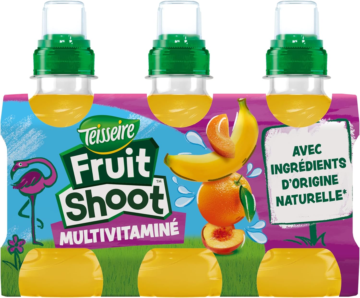 Teisseire Fruit Shoot Multivitaminé, 6 x 20 cl bouteilles Amazon.fr