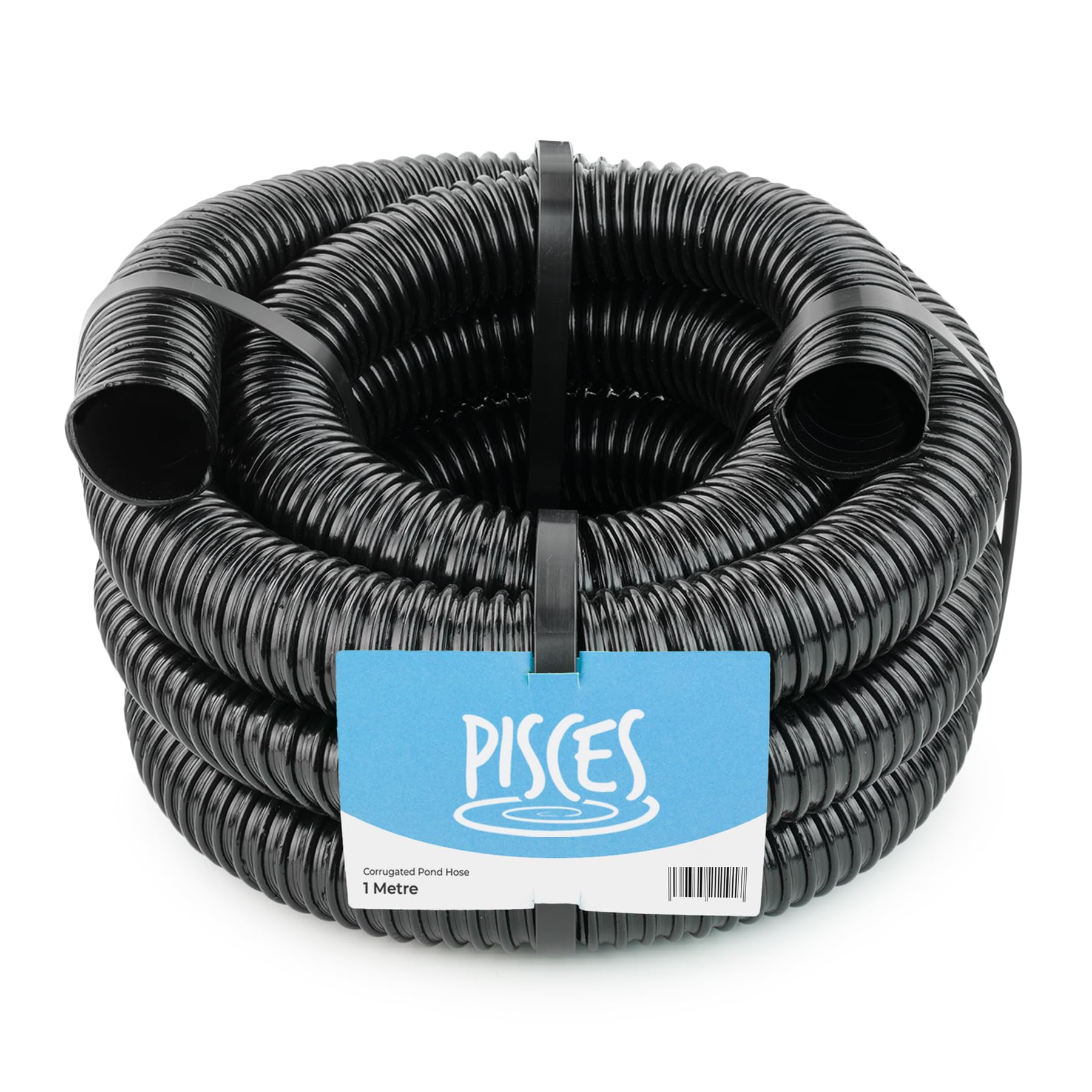 Pisces 38mm (1.5 inch) Black Pond Corrugated Flexible Hose Pipe by The metre โ image 1