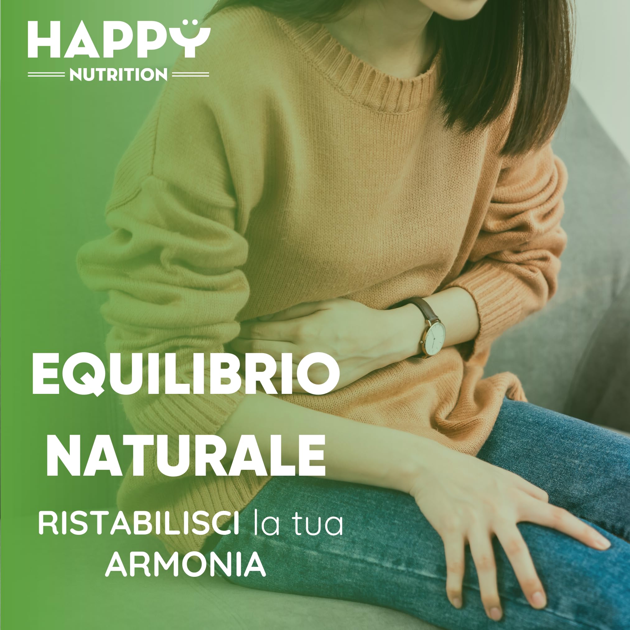 Happy Nutrition Caramelle Gommose Lassative - 60 Gummies al Gusto Pera - Lassativo Naturale Forte per Stitichezza - Integratori per Transito Intestinale - Lassativi Naturali per Andare di Corpo