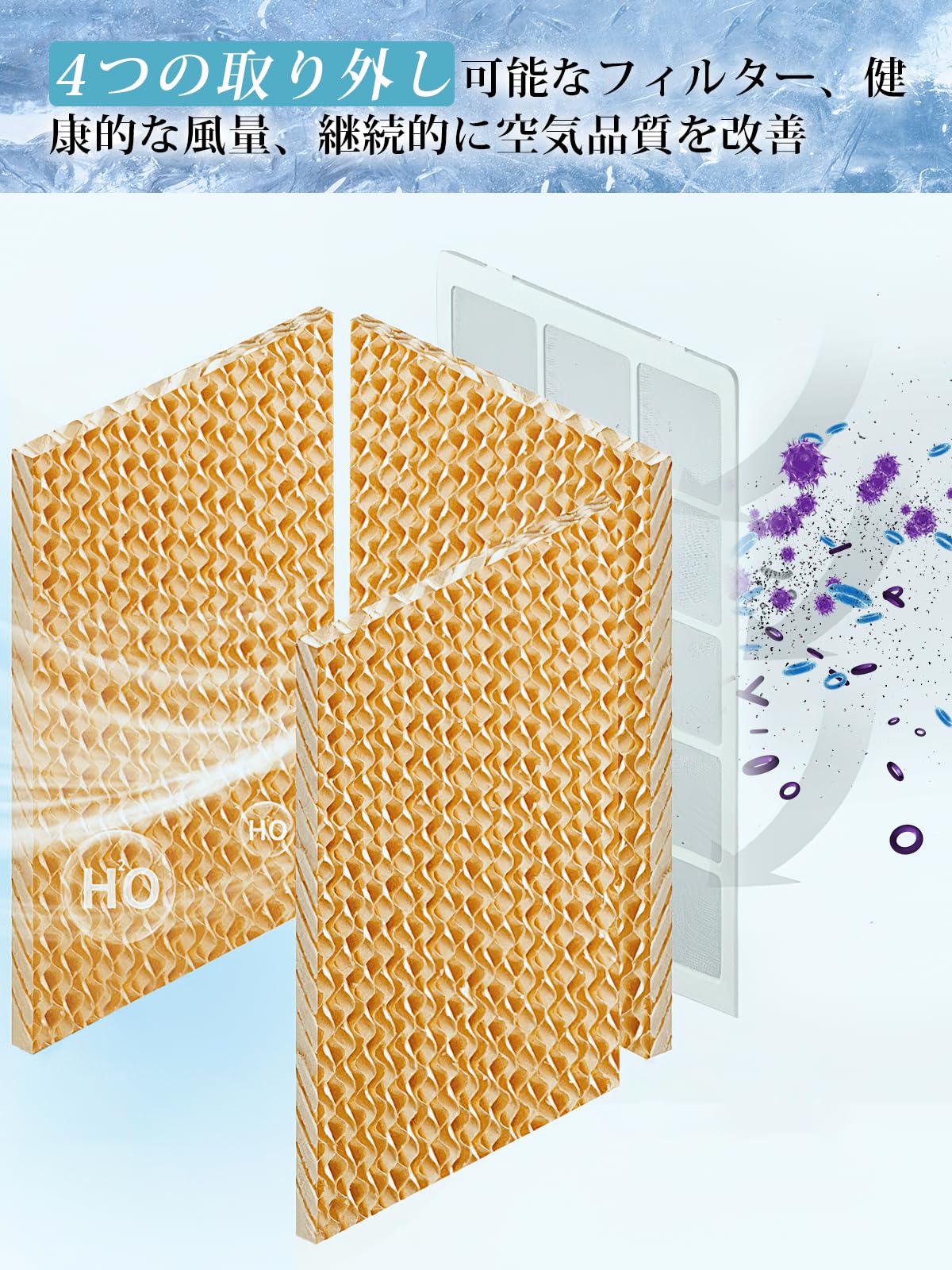 冷風扇 冷風機 業務用【大型気化式・3面ウェットフィルター・40L水タンク】 Amazon | Sugeko 冷風扇 冷風機 業務用【大型気化式・3面ウェット