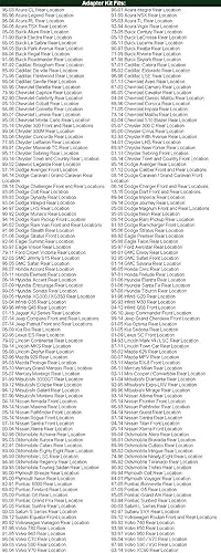 Miniatura 3 de Universal 6"x9" 6x9 a 6 1/2" 6.5 Anillos espaciadores adaptadores de altavoz - 1/2" de grosor - SAK045_55K - 1 par