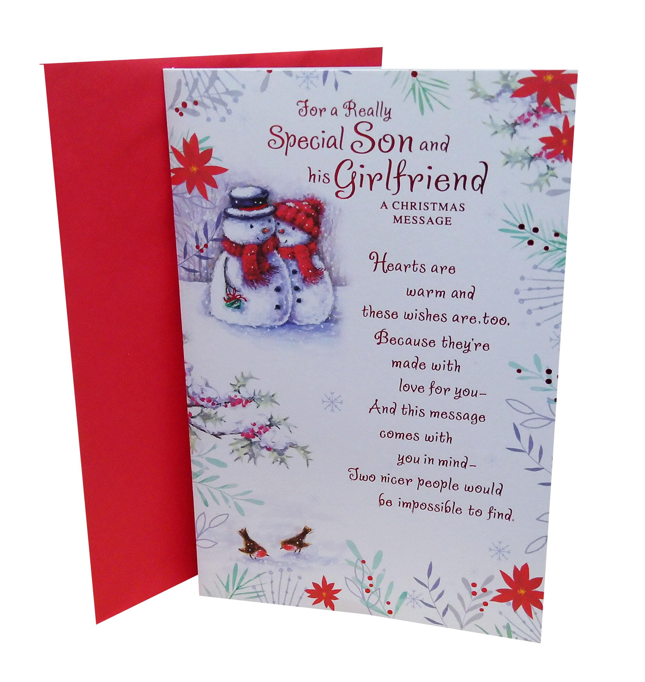 Tarjeta De Navidad Para Hijo E Nuera - Hijo Especial E Nuera - Pareja