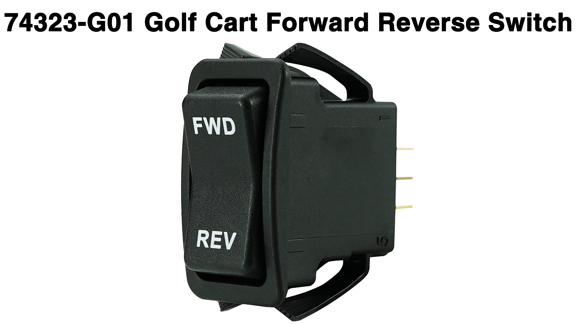 Image of Forward Reverse Switch for EZ-GO TXT PDS Electric Golf Cart 2003-Up FWD REV Rocker Switch 74323G01 74323-G01