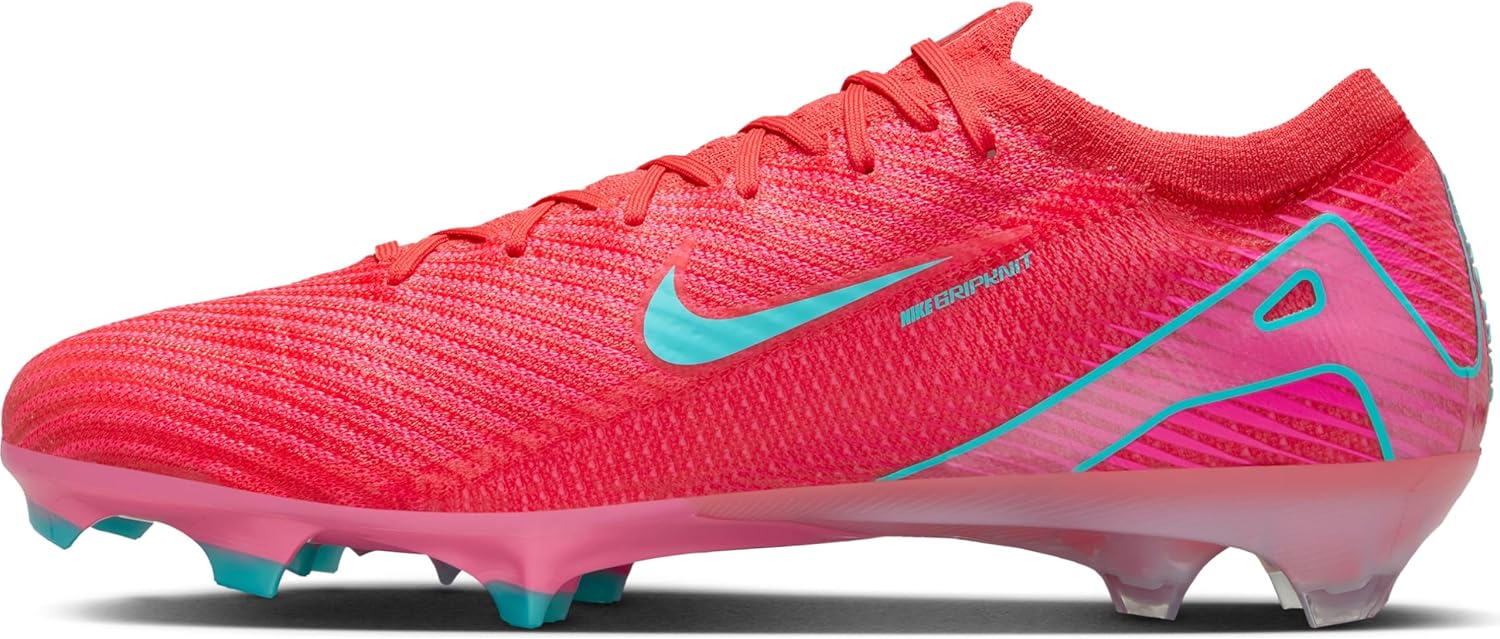 Nike Mercurial Vapor 16 Elite FG Low-Top Soccer Cleats (FQ1457-800, Ember Glow/Aurora Green) - Image 11
