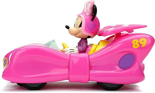Miniatura 5 de Jada Toys Disney Mickey & The Roadster Racers RC/Radio Control Vehículo de juguete, rosa intenso
