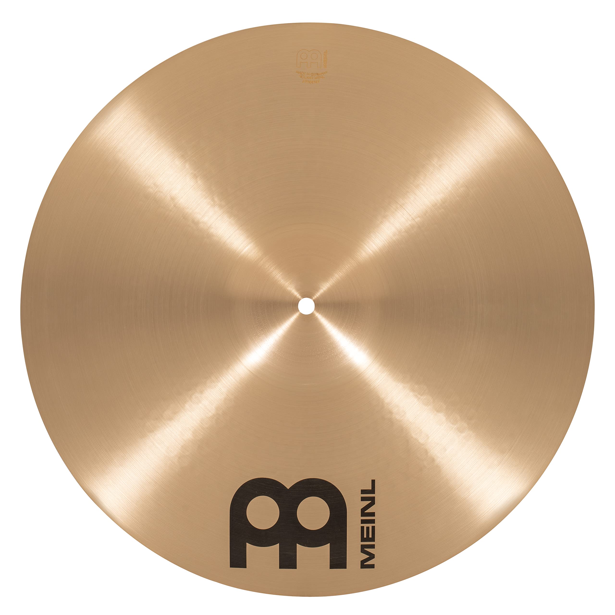 Meinl Cymbals Pure Alloy Piatto Crash Medium 17 pollici (43,18cm) per Batteria - Bronzo puro in Lega, Finitura Tradizionale (PA17MC)
