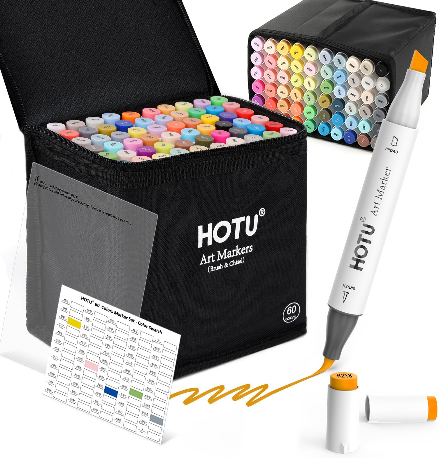 Alcohol Markers Set Brush Tip