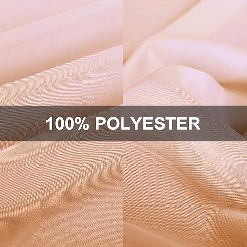 Miniatura 7 de Mantel rectangular de poliéster lavable de 60 x 120 pulgadas, resistente a las manchas y a las arrugas, mantel de tela decorativa para mesa de