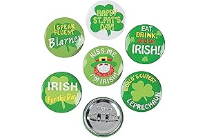 Mini Shamrock Buttons - Showcase St.Patrick's Day Charm on Lapel