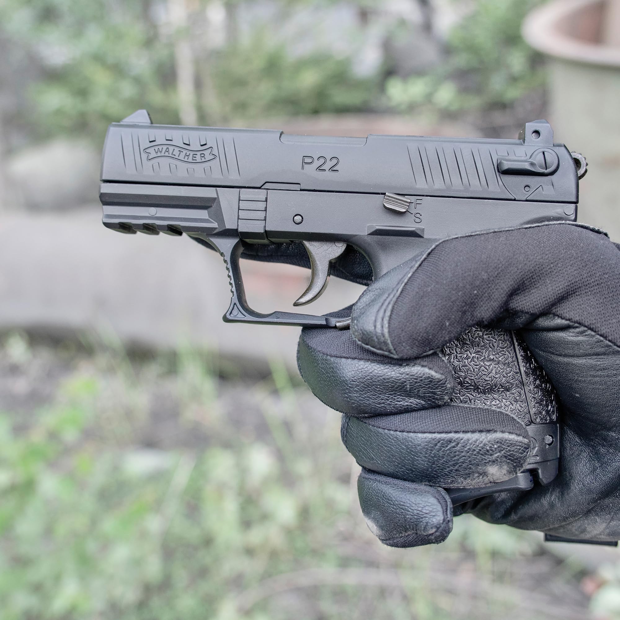 Pistolet Spring Airsoft Gun Walther P22Q Métal (0,5 Joule)
