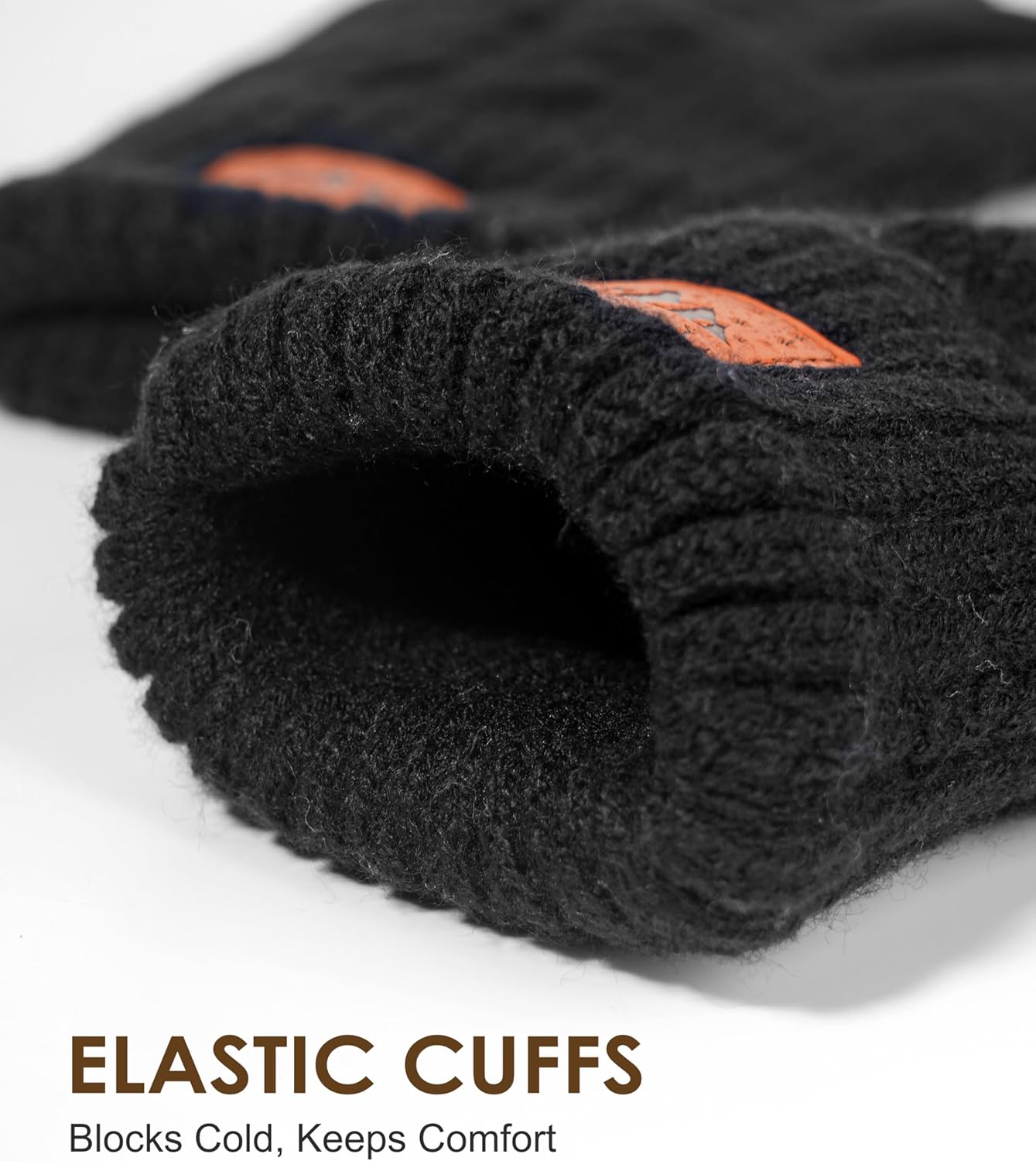 Merino Wool Gloves for Men & Women, Thermal Gloves With Touchscreen Warm Fleece Liner for Winter Cold Weather - Image 6