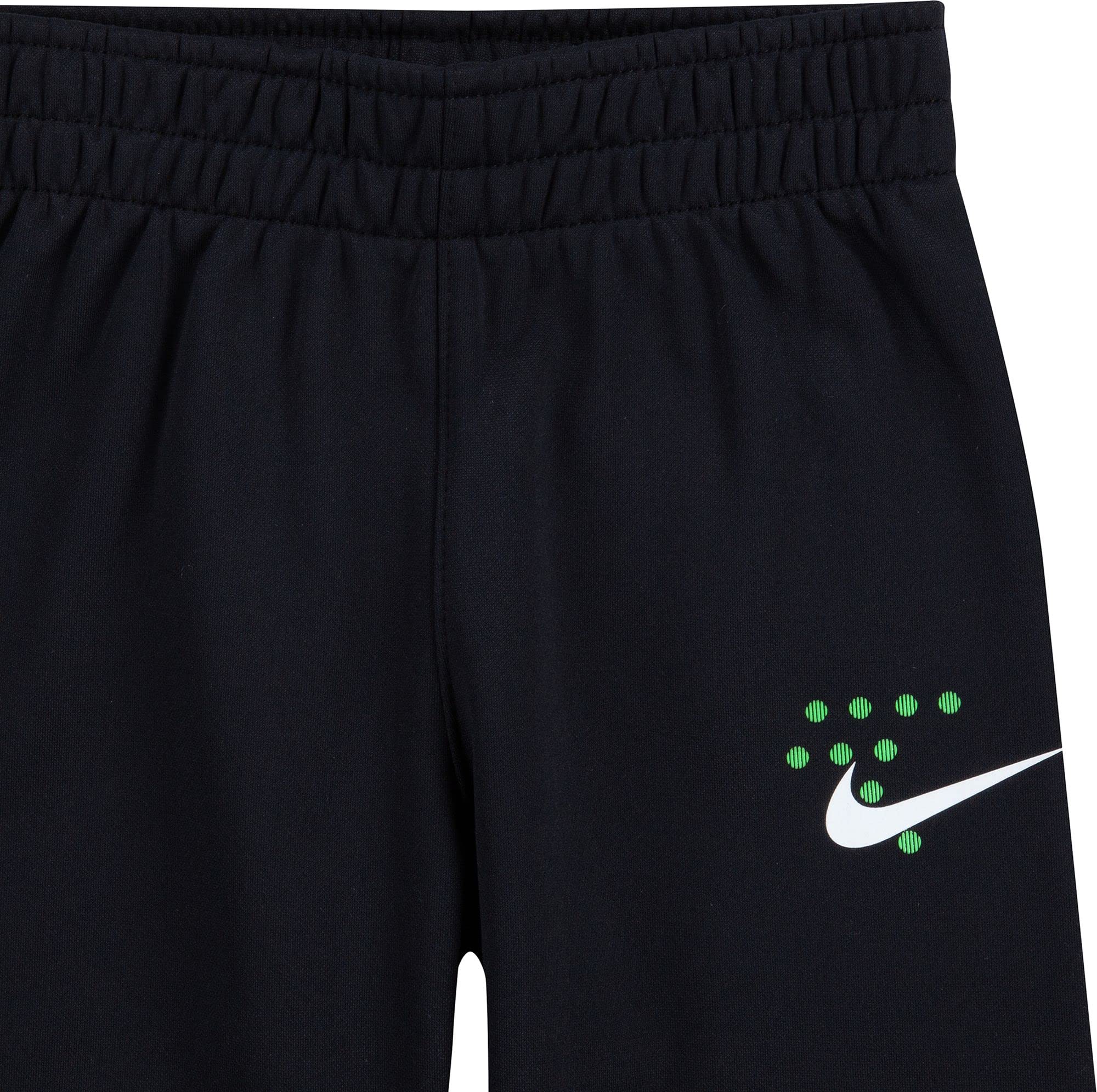 Nike Conjunto de 2 piezas con capucha y pantalones con cremallera completa para niños pequeños