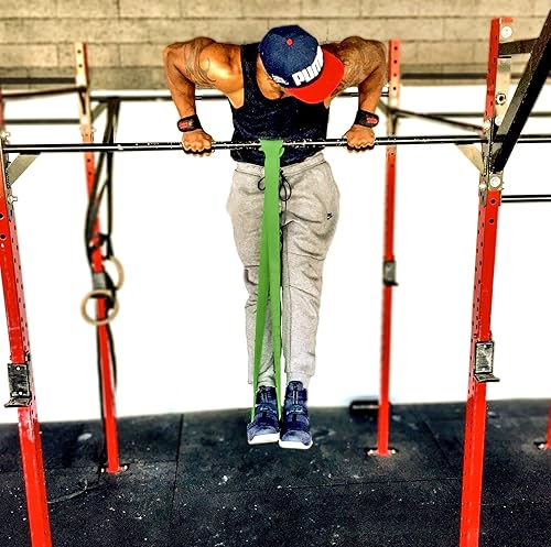 Miniatura 3 de Rubberbanditz Banda de levantamiento de pesas de bucle continuo de 12 pulgadas, 5-150 libras