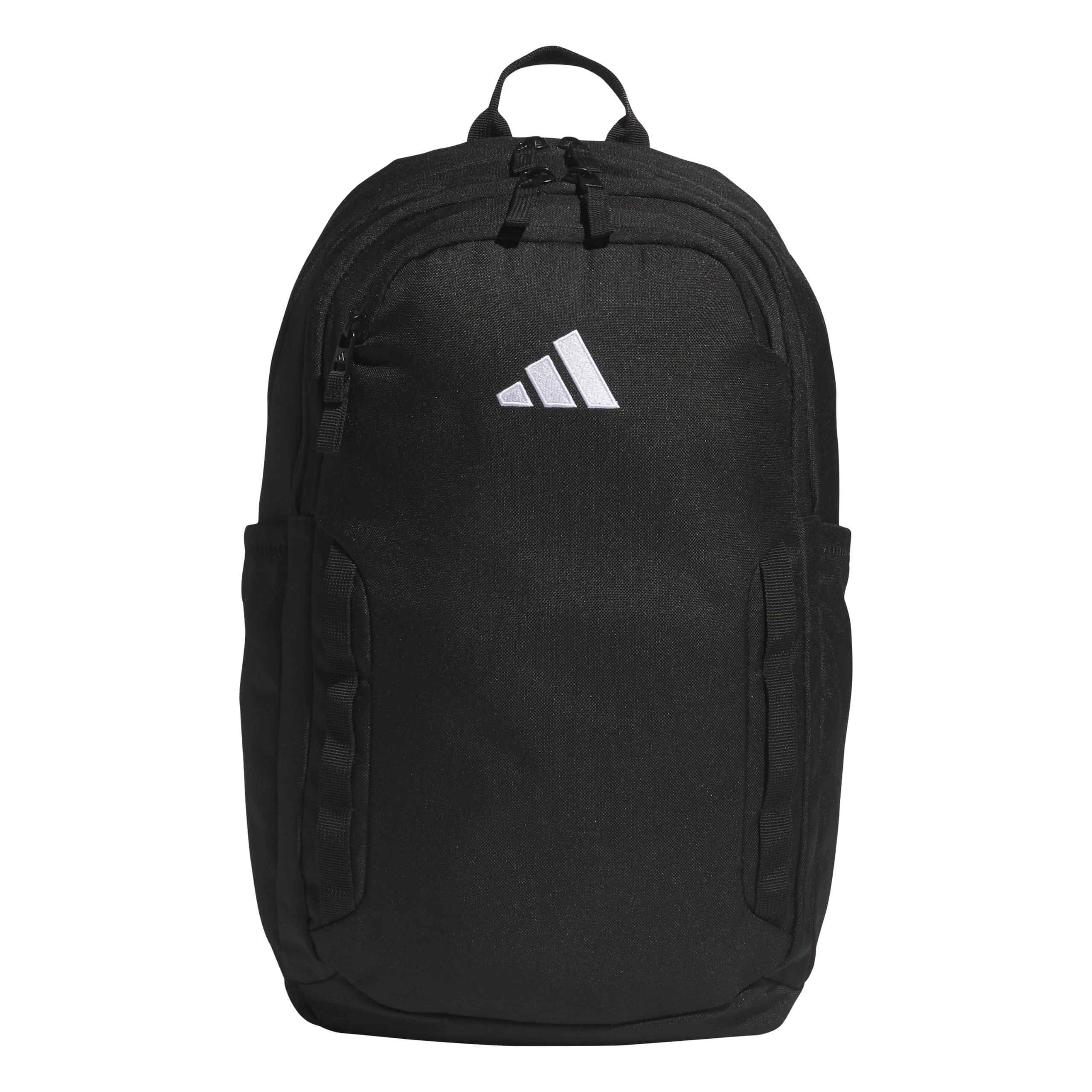 adidas Amplifier Backpack for Laptop, School and Gym, 28L One Size Black/White/Regular