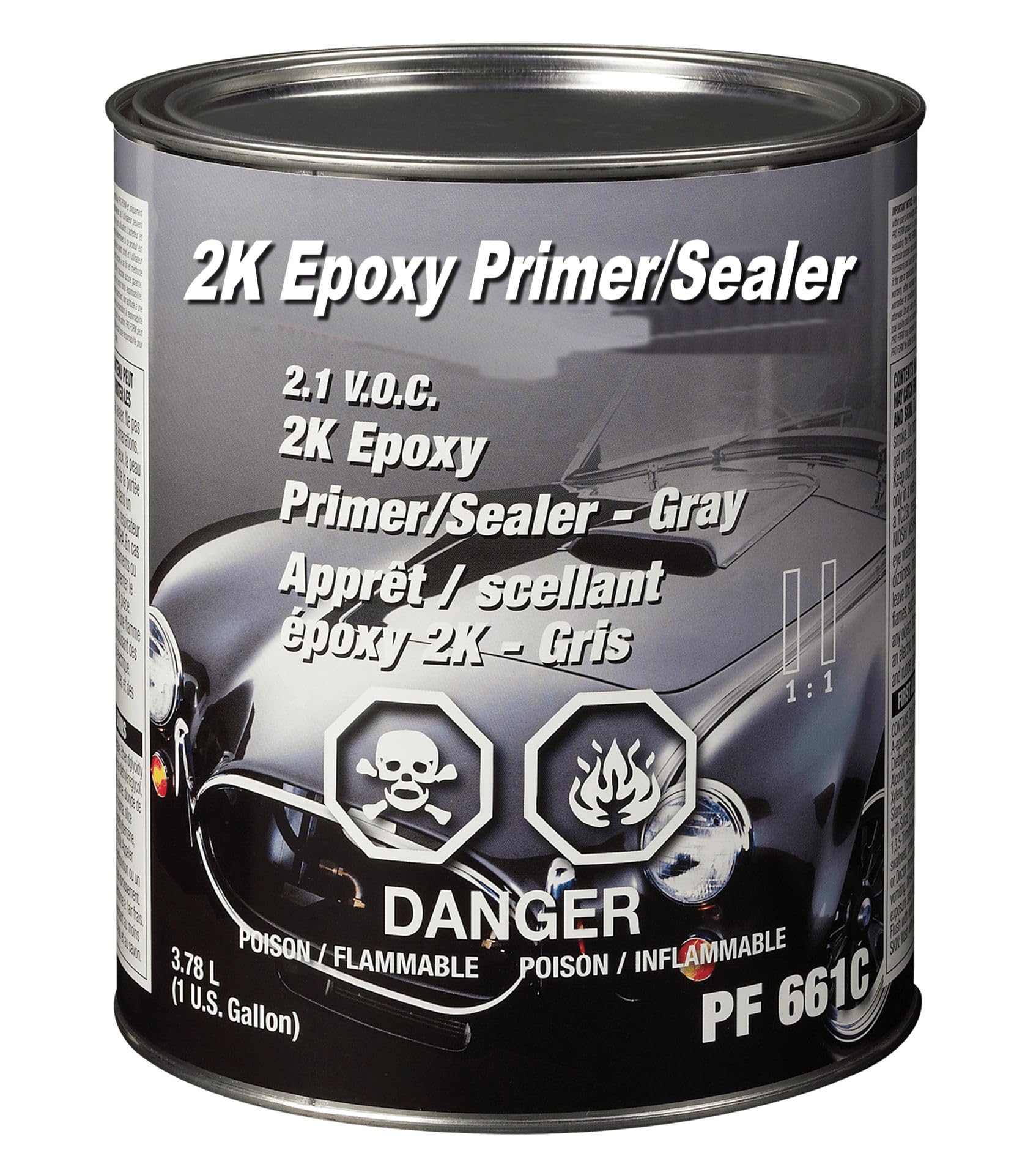 2K Epoxy Primer/Sealer with BACC Decals (Gray), Primer - Amazon Canada